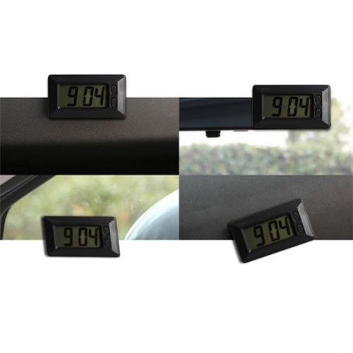 Lcd digital clock w/ calendar display for car dashboard