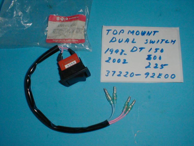 Suzuki dual power trim switch  dt 150- 200-225-hp  37220-92e00