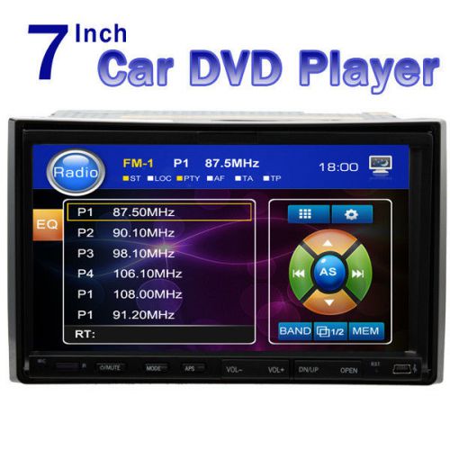 7&#034; in-dash double 2 din car dvd stereo radio vw/toyota/mzada/passat bluetooth