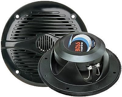 Boss audio #mr60b - 6.5 in black 2-way marine speaker 200w full range - pair