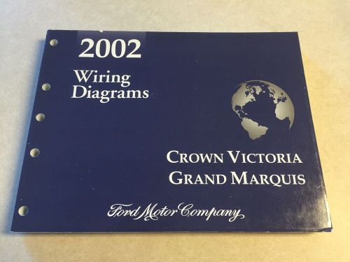 2002 crown victoria grand marquis ford mercury wiring shop repair manual 02