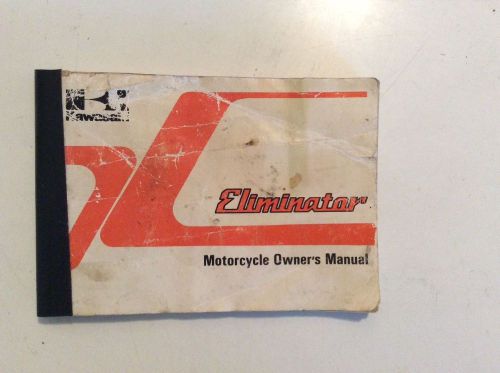 Kawasaki zl900 owners manual