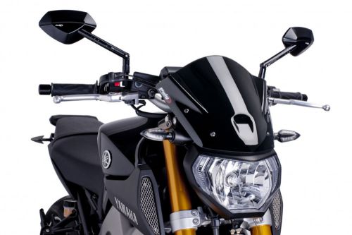 Puig windscreen for  yamaha mt-09-2013-black