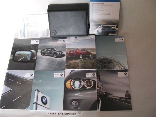 09 - 2009 bmw e71 x6 xdrive 35 50 i 35i 50i owners manuals books set + case b198