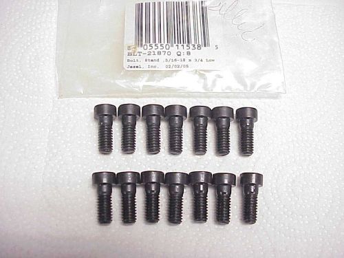 14 new 5/16-24 x 3/4&#034; fine thread torx head bolts jesel   nascar nhra imca