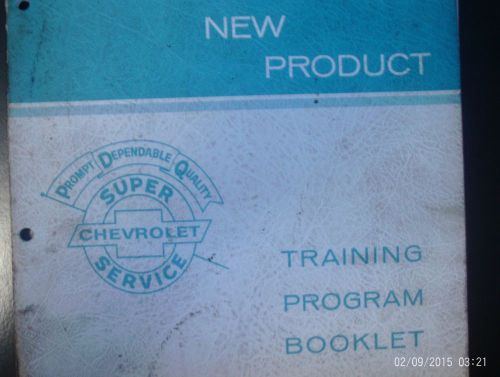 Chevrolet 1967 new product training booklet