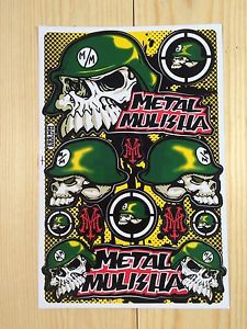 Metal mulisha racing athlete decals:offset printed