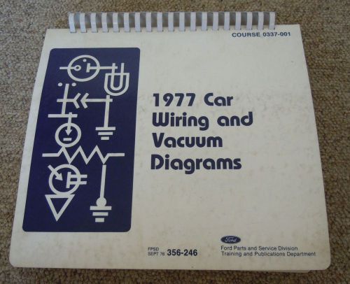 1977 ford car and wiring vacuum diagrams