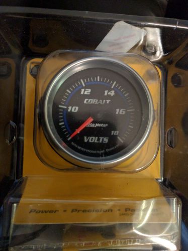 Auto meter 6191 cobalt full sweep electric voltmeter