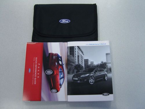 Ford 2014 focus owners manual 14 book guide