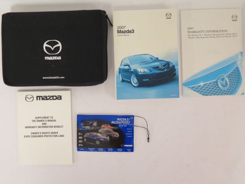 2007 mazda 3 owners manual guide book