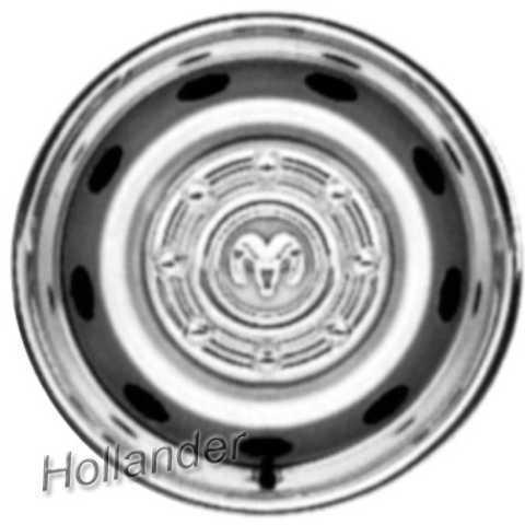 00 01 02 dodge ram 2500 pickup wheel 16x7-1/2 steel