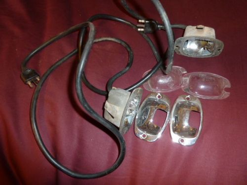 Mercedes 190sl, 300sl, w110, ponton rear plate lights, 180 540 00 04, exel cond