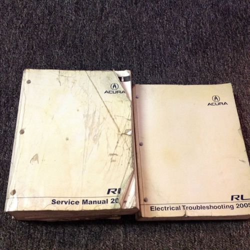 2005 acura rl service repair shop workshop manual set w etm worn factory