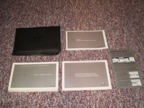 2007 infiniti g 35 sedan car owners manual books guide case all models