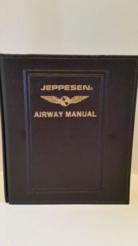 Find Jeppesen Airway Manual 7-Ring Binder, Brown Leather Look, 2.5 ...