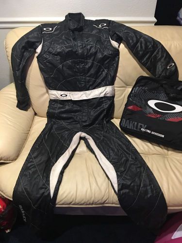 Oakley factory pilot ii driving fire suit 3 layer sfi