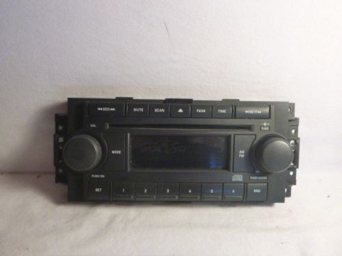 04-10 chrysler dodge jeep radio cd face plate p05091710ag fp41211