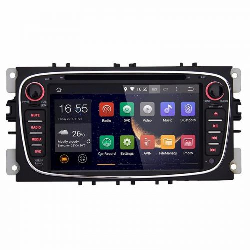 1024*600 quad core android 4.4 car dvd gps f/ ford focus mondeo kuga s-max c-max