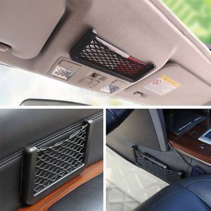 Auto car vehicle storage mesh nets resilient string bag holder organizer