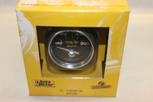 Auto mete carbon fiber oil pressure gauge brand new in the box