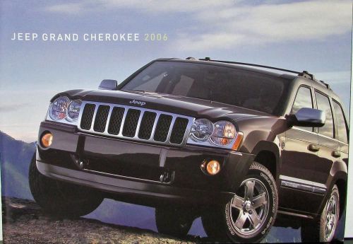 2006 jeep grand cherokee overland limited laredo srt8 original sales brochure