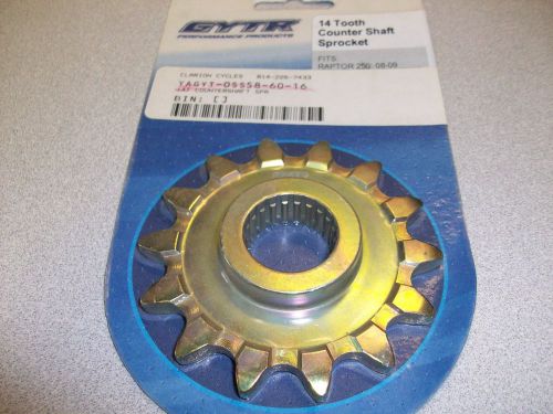 Yamaha gytr® front sprockets by talon gyt-0ss58-60-16 - raptor 250