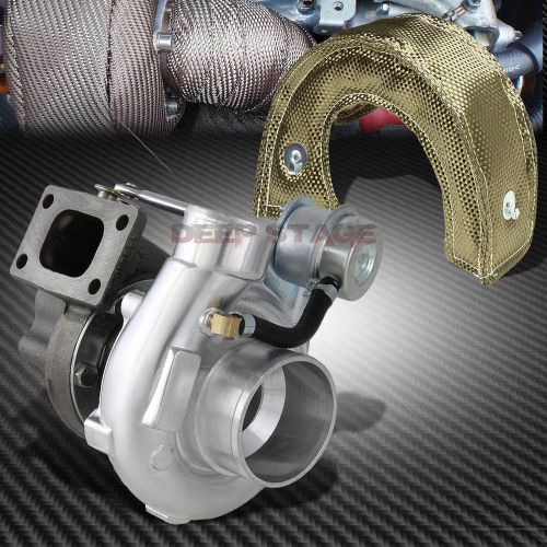 Gt2860 t25 t28 turbocharger turbo int wastegate ar.50 trim 55+titanium blanket