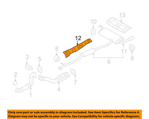 Nissan oem 08-13 rogue 2.5l-l4 exhaust-heat shield 74758jm00a