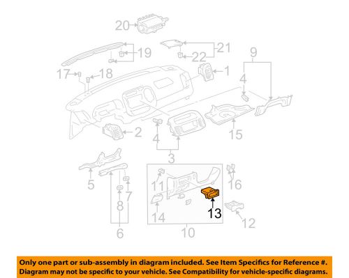 Toyota oem 02-06 camry instrument panel dash-coin holder housing 55409aa010