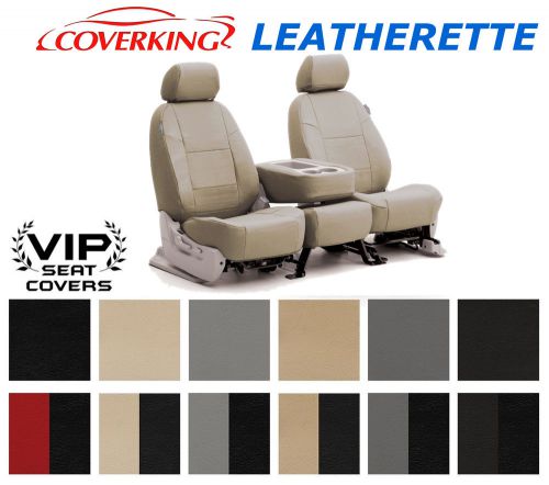 Jeep wrangler coverking leatherette custom fit seat covers