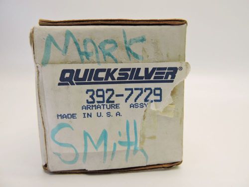 Quicksilver 392-7729 armature assy for trim pump