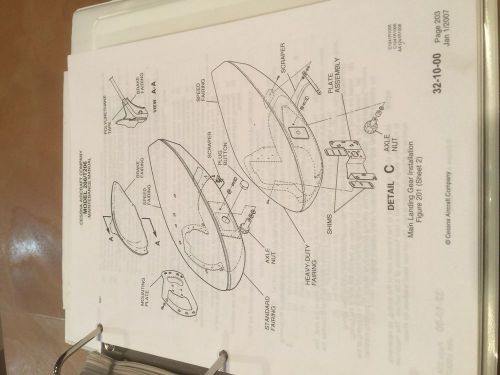 Cessna 206 t206h parts and maintenance manuals