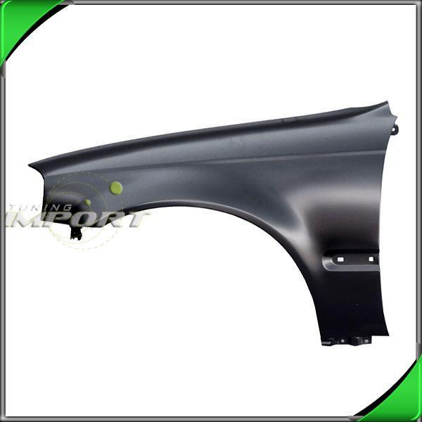 1999-2000 honda civic left front fender primed black steel replacement lh capa