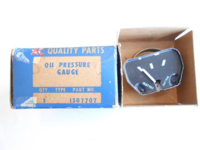 1953 1954 pontiac ac oil pressure gauge nos