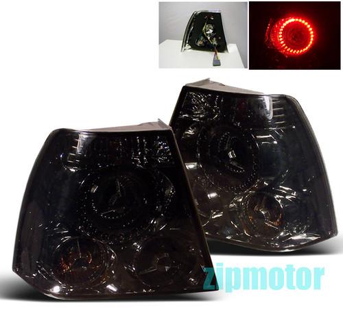 99-04 vw jetta bora 4dr led tail brake light lamp smoke