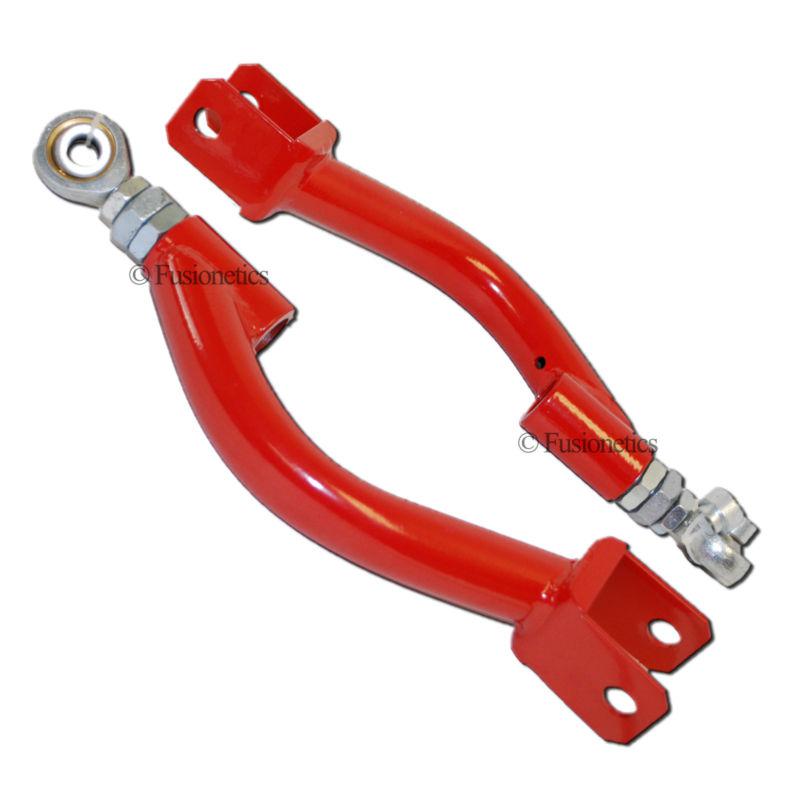 1995-1998 nissan 240sx s14 silvia emusa fully adjustable rear camber arms red