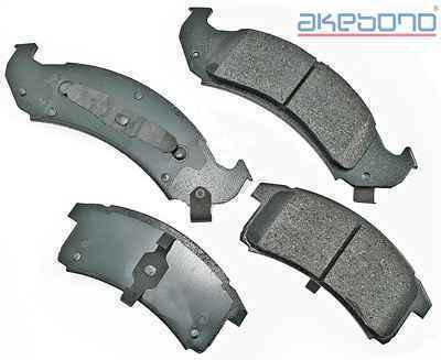 Akebono act623 brake pad or shoe, front-proact ultra premium ceramic pads