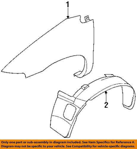 Mopar oem 4857223ab fender liner