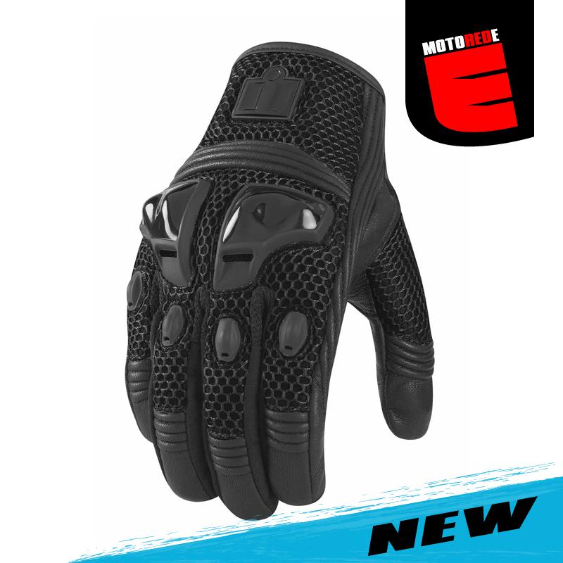 Icon justice mesh motorcycle riding glove stealth black 4xlarge xxxxl