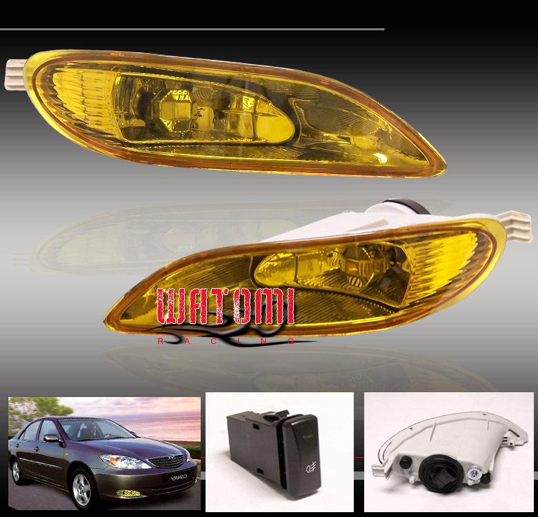 02 03 04 toyota camry le se bumper fog light jdm yellow