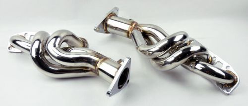 Stainless race headers fits nissan 350z &amp; 370z infiniti g37 3.5l 3.7l v6