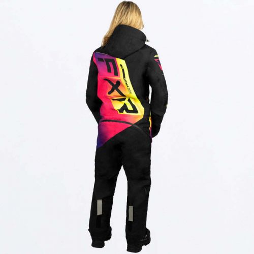 Fxr racing women&#039;s cx f.a.s.t. insulated monosuit 23 10 black/neon fusion