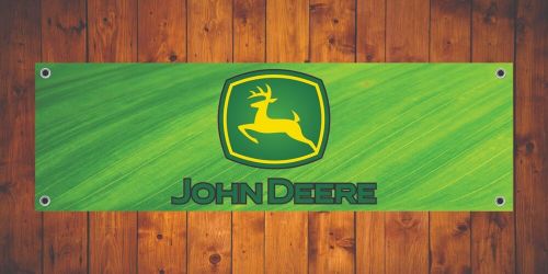 Find John Deere Vinyl Scrim Banner 1x3 High Quality Garage Man Cave ...