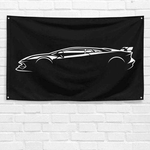 For lamborghini aventador svj enthusiast 3x5 ft flag dad birthday gift banner