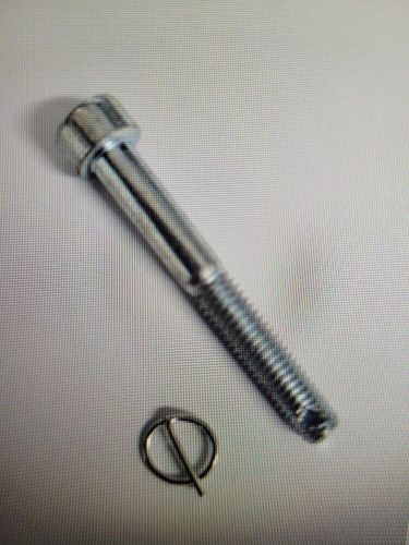 Go kart racing euro steering head cross bolt with spring clip 6mm x 40mm drilled