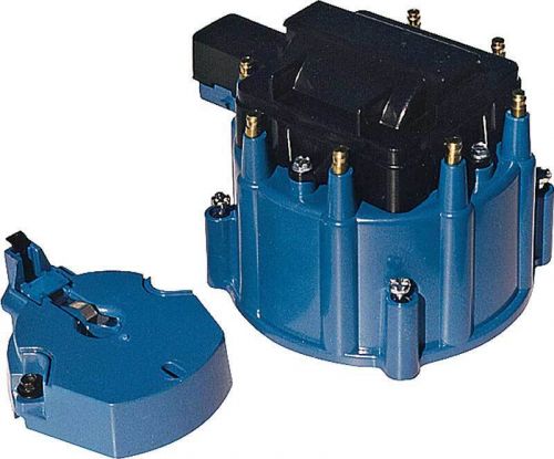 1974-87 proform hei distributor coil cap and rotor set with blue cap and 50000