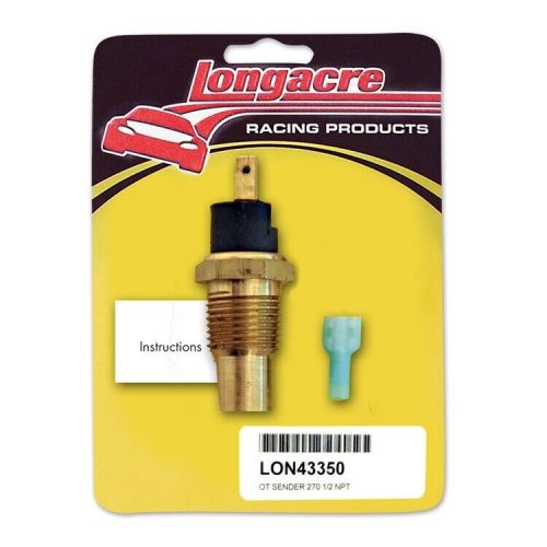 Longacre 43350 270º oil temp 1/2&#034; npt sender only