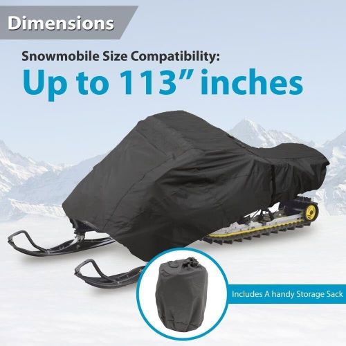 Armor shield snowmobile cover - universal cover for snowmobile (up to 113’’