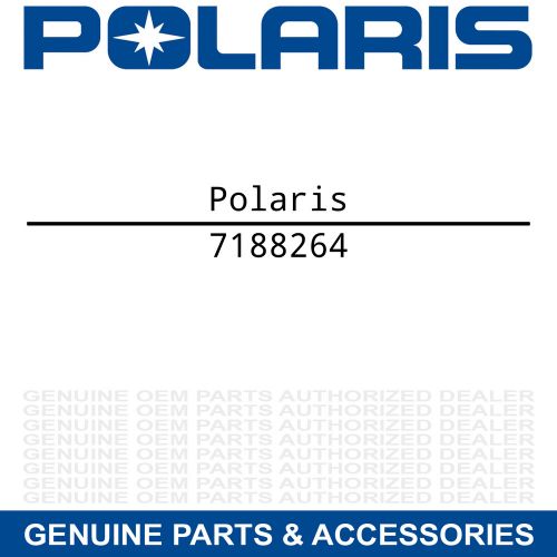 Genuine oem polaris part 7188264 decal, side panel, &#034;polaris&#034;, lh